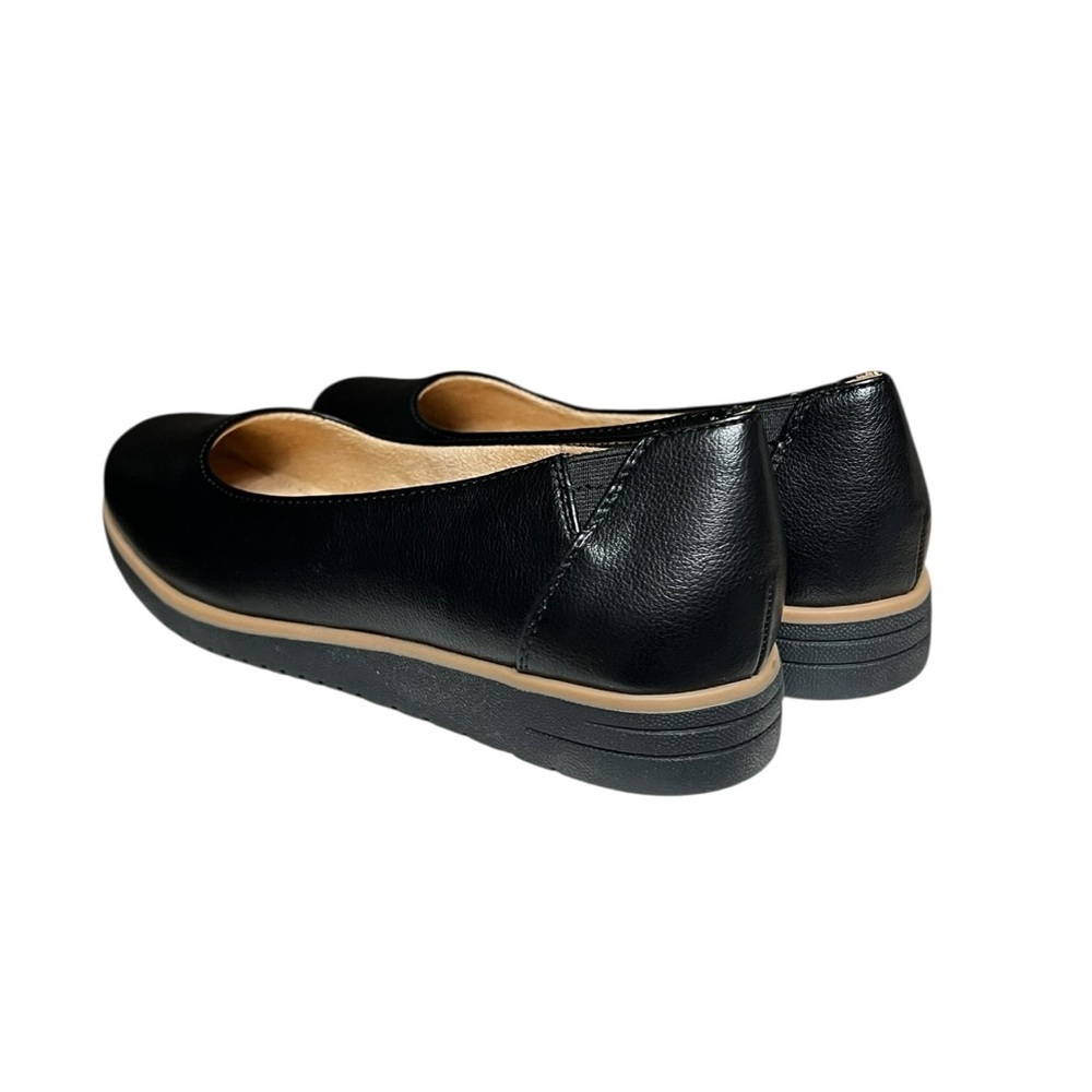 🌻NEW NWOT SOUL Naturalizer Black Idea Ballet Flats Size 10W (WIDE) - Picture 4 of 12